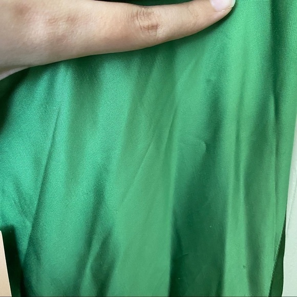 Cult Gaia Dress Dehlila Satin Silky Slinky Backless Adjustable Tie Fern L NWT - Picture 5 of 10